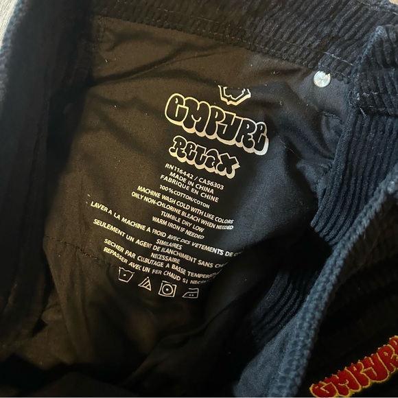Empyre Black Corduroy Loose Fit Shorts W30 EUC - Picture 4 of 5